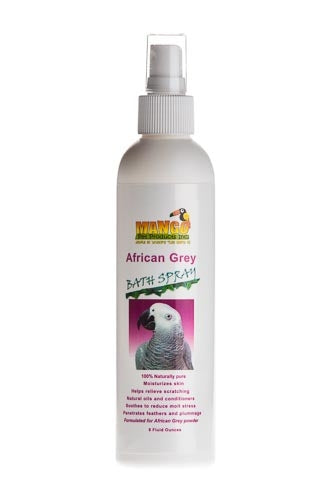 Mango Pet Products African Grey Bath Spray 8oz Exotic Wings and Pet Things Inc