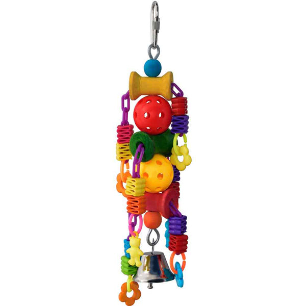 Super Bird Creations Ribbon Candy Small Parrot Enrichment Toy - Sb1125 