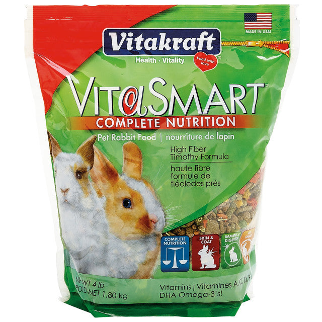 Vitakraft Vita-smart Adult Rabbit Food 4.1 Lb – Exotic Wings And Pet 