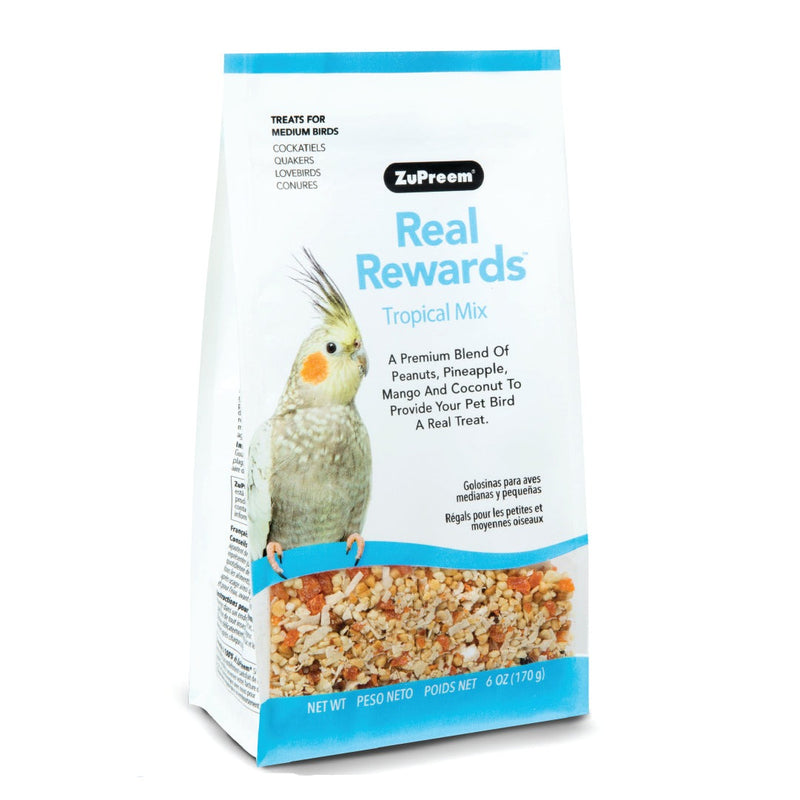 ZuPreem Real Rewards Tropical Mix Medium Bird Treat - 170g (EXP: 10/24)
