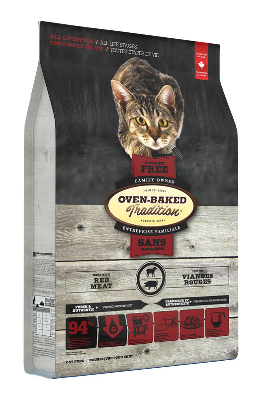 Oven Baked Tradition Grain Free Cat Food - Red Meat 🍁