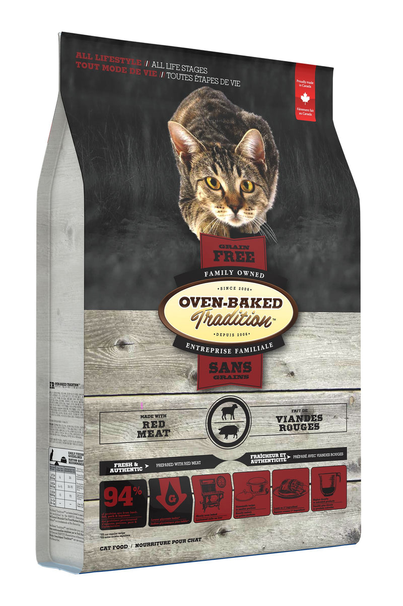 Oven Baked Tradition Grain Free Cat Food Sample - Red Meat
