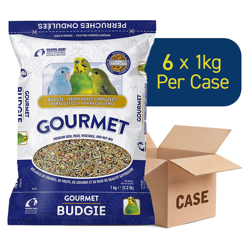 Multi-Bag Bundle - Hagen Gourmet Premium Budgie Seed Mix 2.2lb x 6