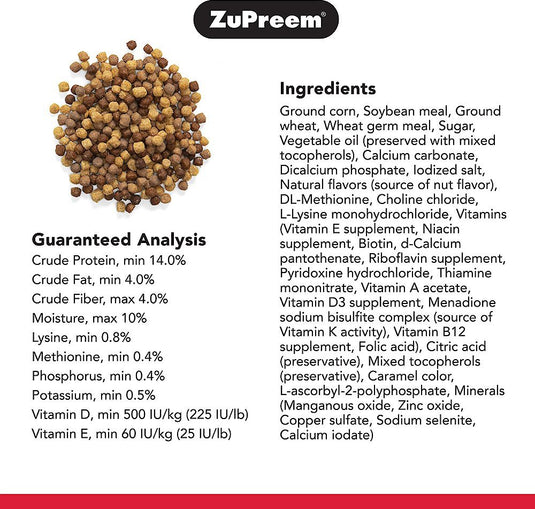 ZuPreem NutBlend Daily Nutrition Medium Bird Pellet