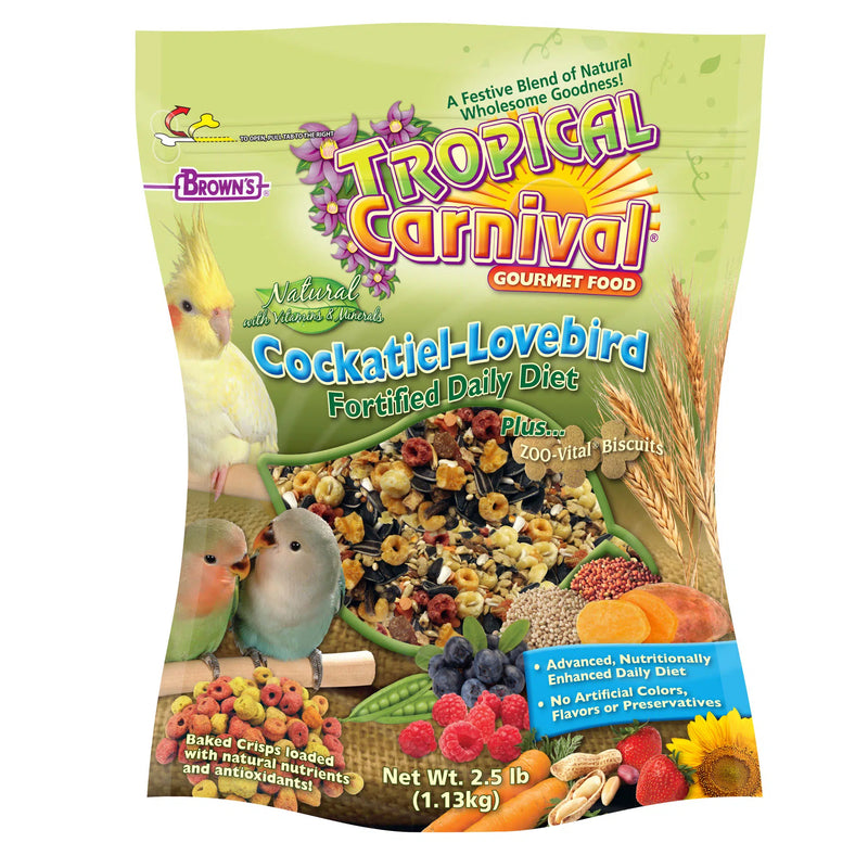 Brown's Tropical Carnival Natural Bird Food
