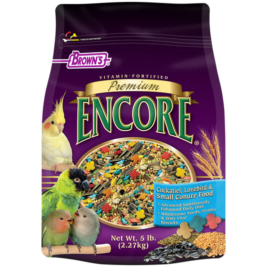 Brown's Encore Premium Cockatiel Food