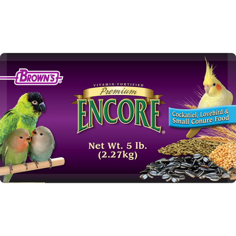 Brown's Encore Premium Cockatiel Food
