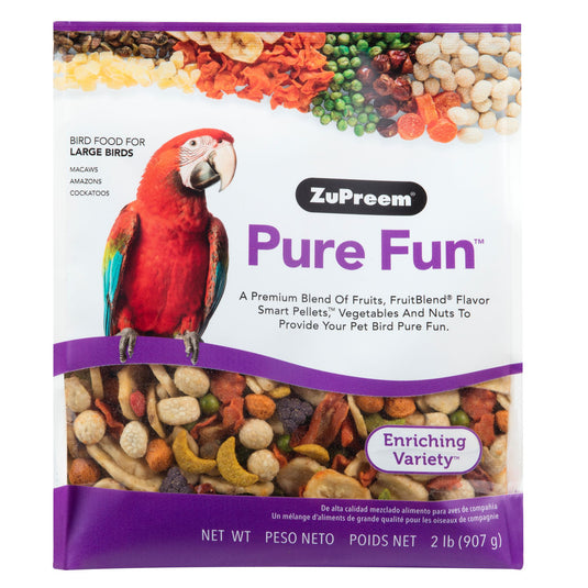 ZuPreem PureFun Macaw and Large Parrot Enrichment Diet - 2 lb