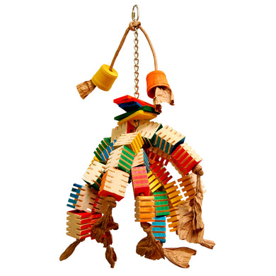 Zoo-Max Groovy Gizmo Large Parrot Shredding Toy - 712 🍁