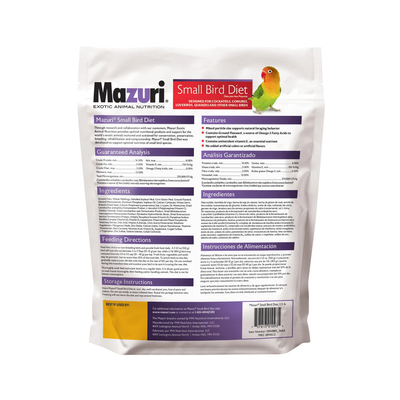 Mazuri Small Bird Pellet Diet
