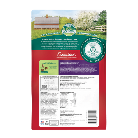 Oxbow Essentials Ferret Food - 4 lb (1.8 kg)