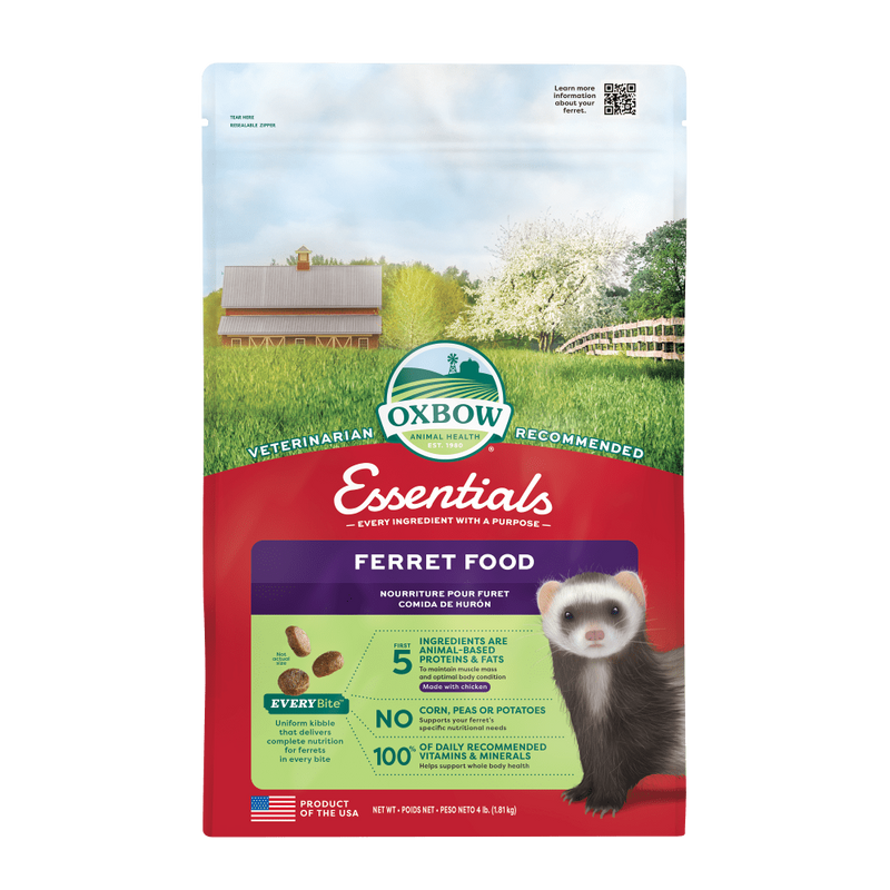 Oxbow Essentials Ferret Food - 4 lb (1.8 kg)
