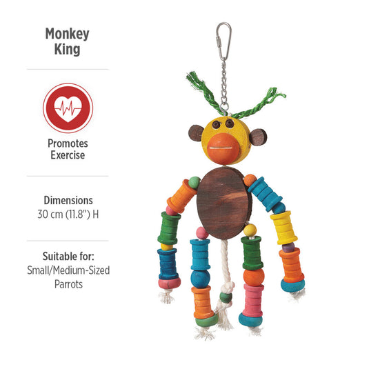 HARI Smart Play Enrichment Parrot Toy Monkey King - 81005