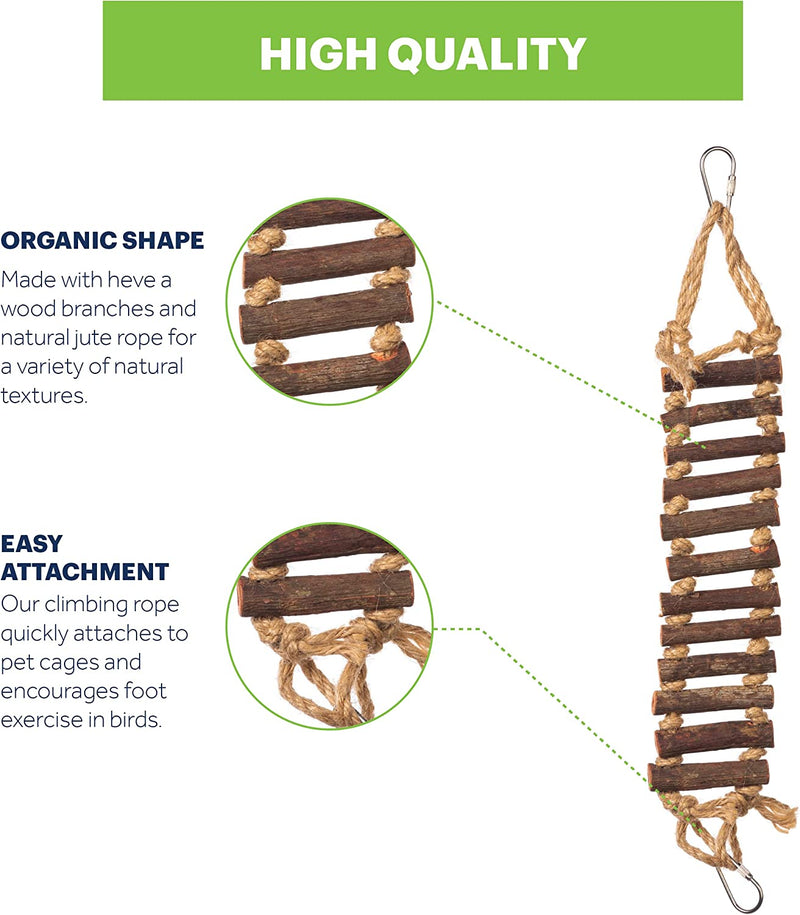 Prevue Hendryx Naturals Rope Ladder Small Bird/Small Pet - 62806
