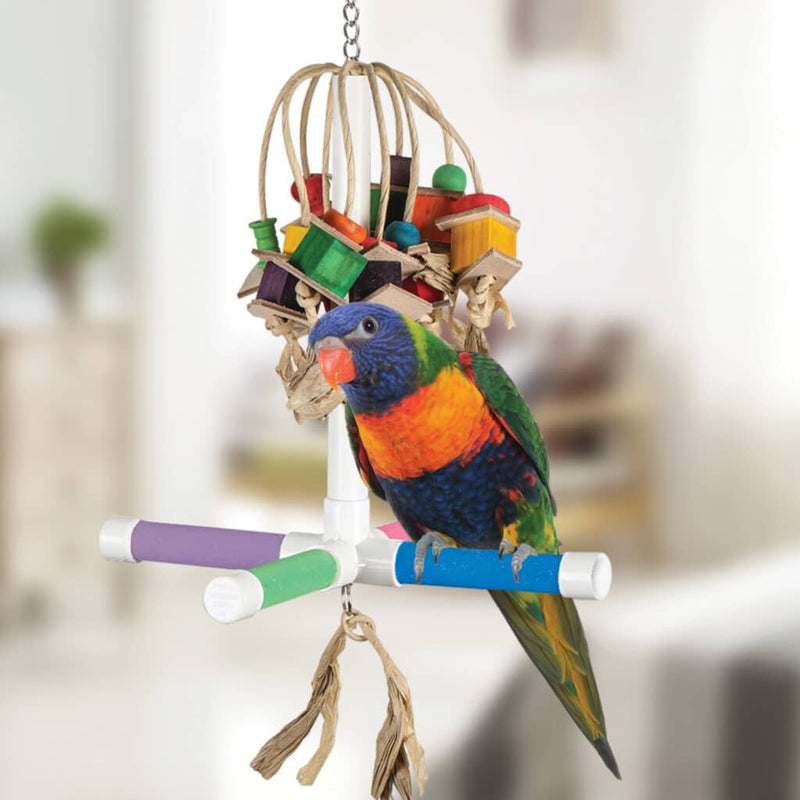 HARI Active Play 4-Way Perch / Swing Medium Parrot Toy - 81064
