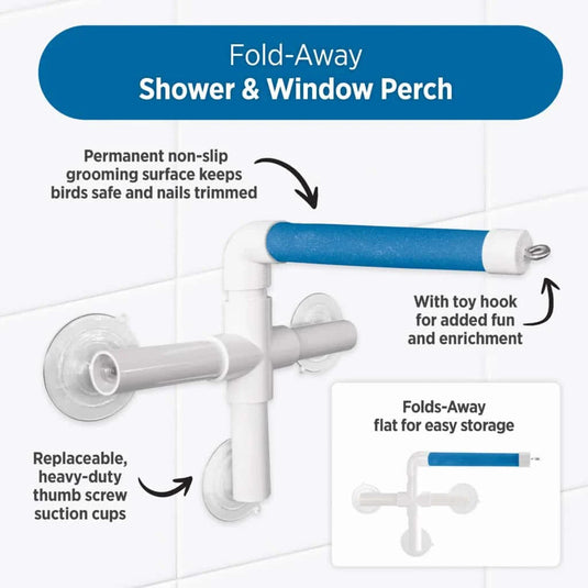 HARI Active Play Fold-Away Shower & Window Perch