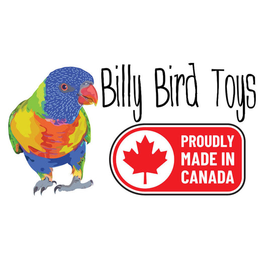 Billy Bird Toys Plastic Cup N Chain Small Parrot Enrichment - 266