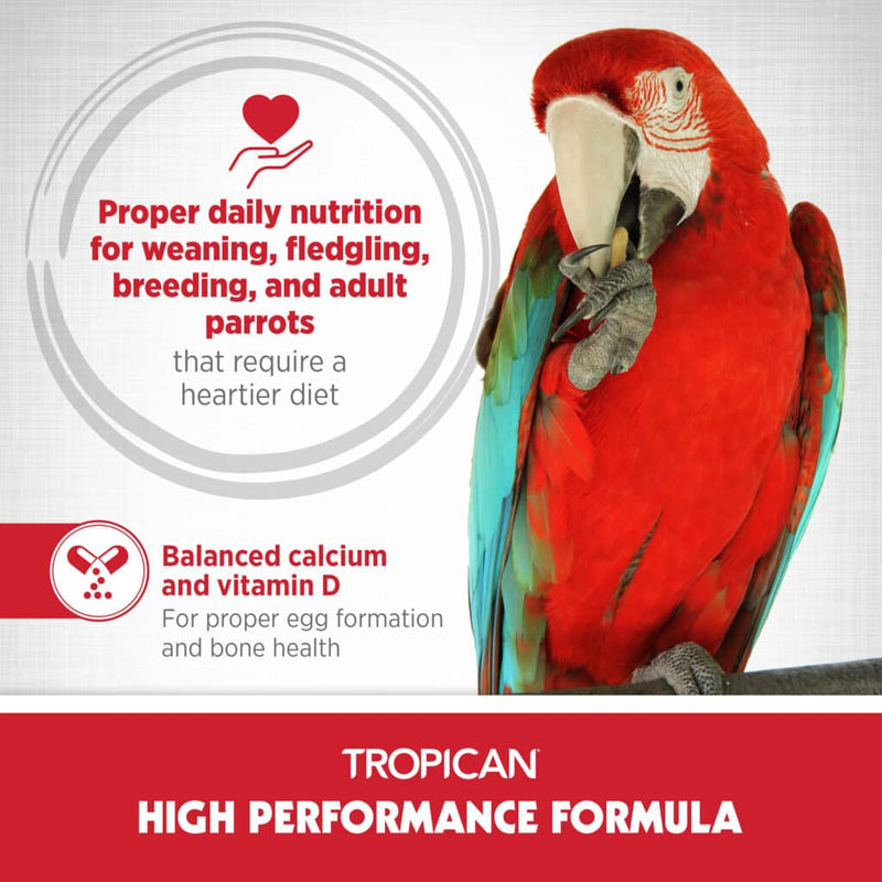 Tropican High Performance 4mm Granules - Parrots
