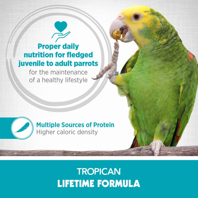 Tropican Lifetime Formula 4mm Granules - Parrots
