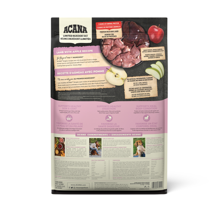 Acana SINGLES Grain Free Dog Food - Lamb with Apple
