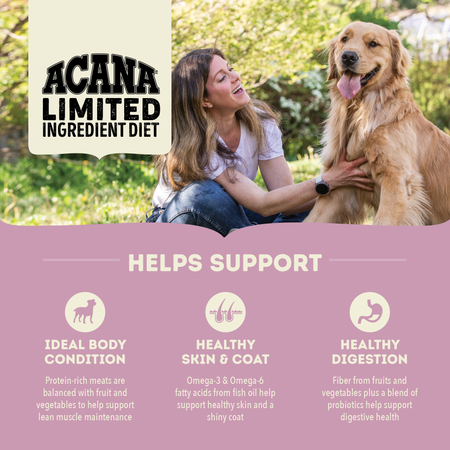 Acana SINGLES Grain Free Dog Food - Lamb with Apple
