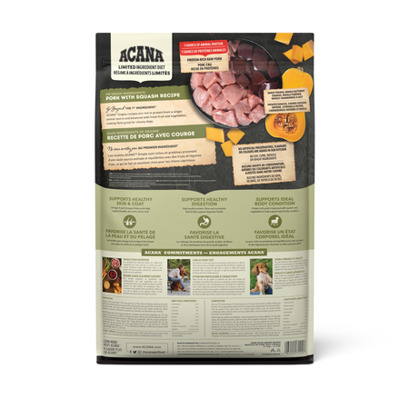 Acana SINGLES Grain Free Dog Food - Pork with Squash
