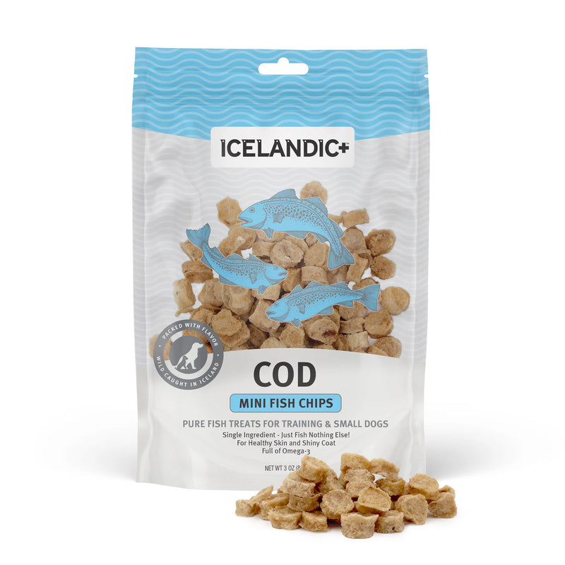 Icelandic+ Mini Cod Fish Chip Treats 3oz
