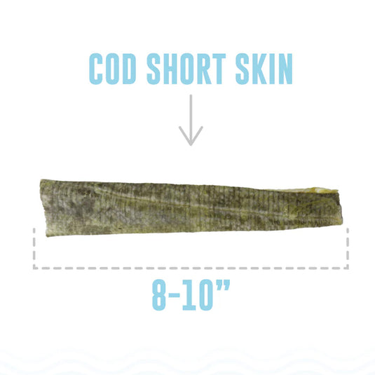 Icelandic+ Short Cod Skin Strips 8-10"