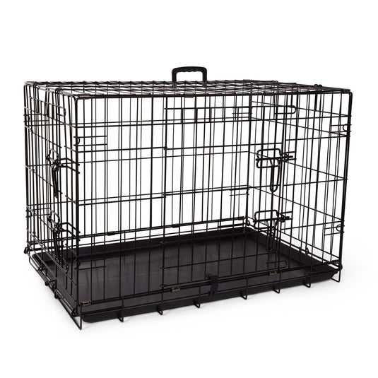 Budz Deluxe Folding Pet Crate - 2 Doors