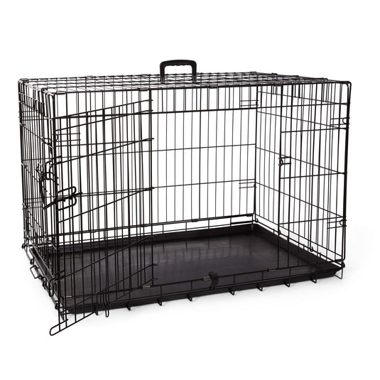 Budz Deluxe Folding Pet Crate - 2 Doors