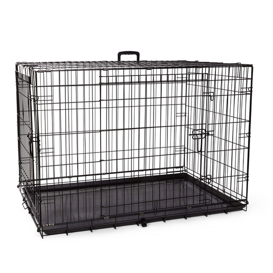 Budz Deluxe Folding Pet Crate - 2 Doors