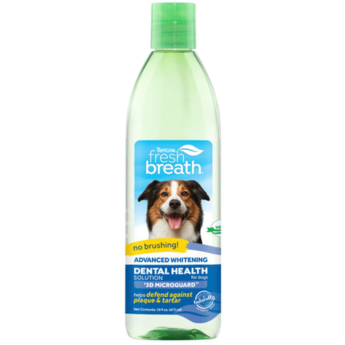 Tropiclean Fresh Breath Advanced Whitening Oral Care Water Additive