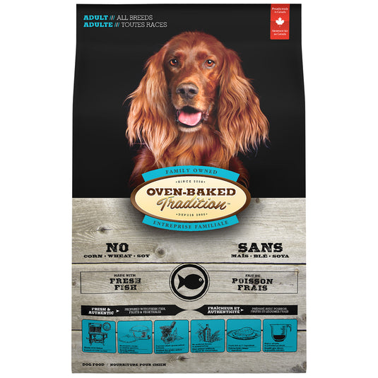 Oven Baked Tradition All Breed Adult Dog Food - Fish