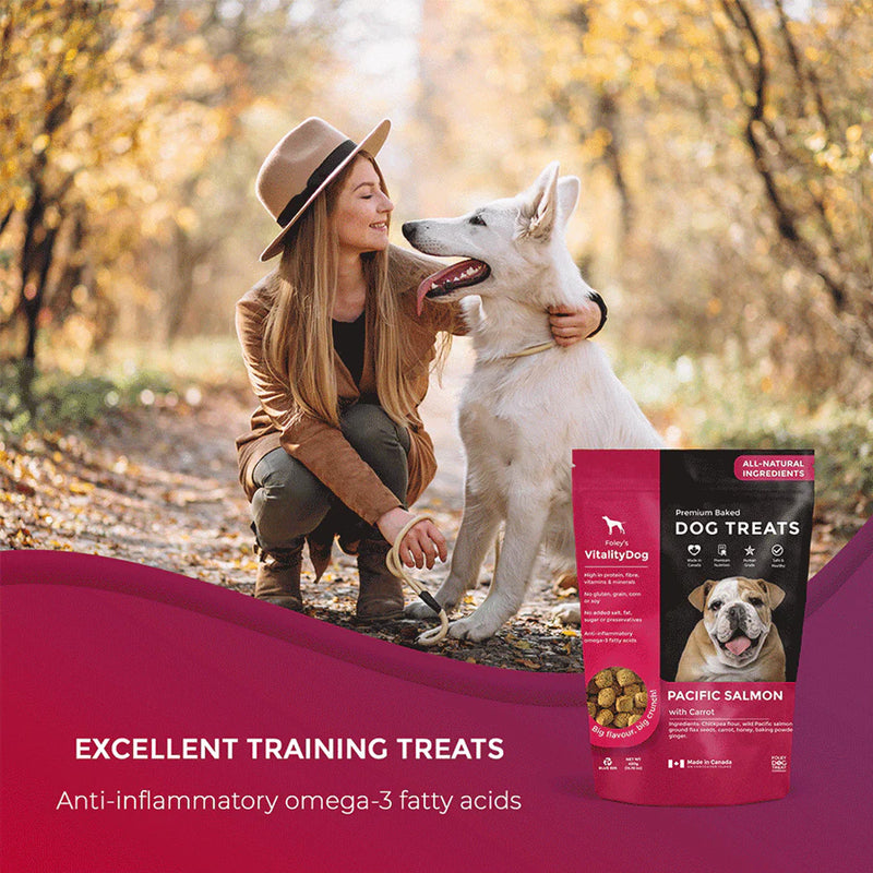 Foley's Vitality Dog Treat - Pacific Salmon with Carrots
