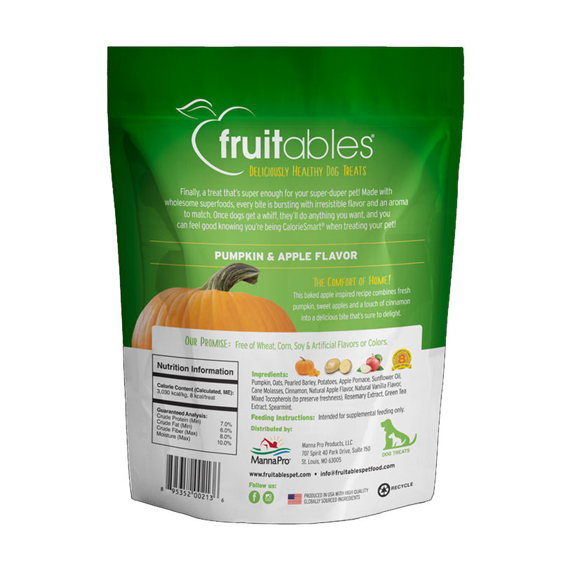 Fruitables Pumpkin & Apple Flavour Dog Treats - 7 oz
