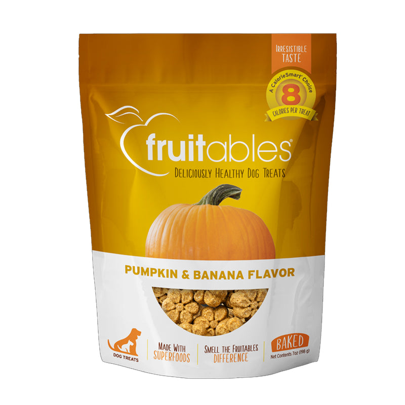 Fruitables Pumpkin & Banana Flavour Dog Treat - 12 oz
