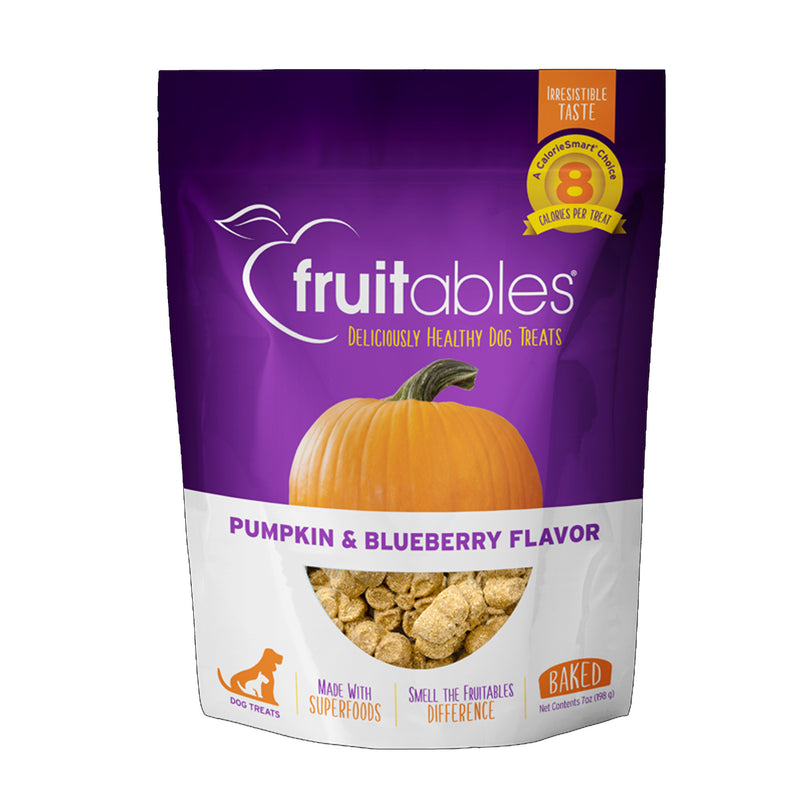 Fruitables Pumpkin & Blueberry Flavour Dog Treat - 7 oz
