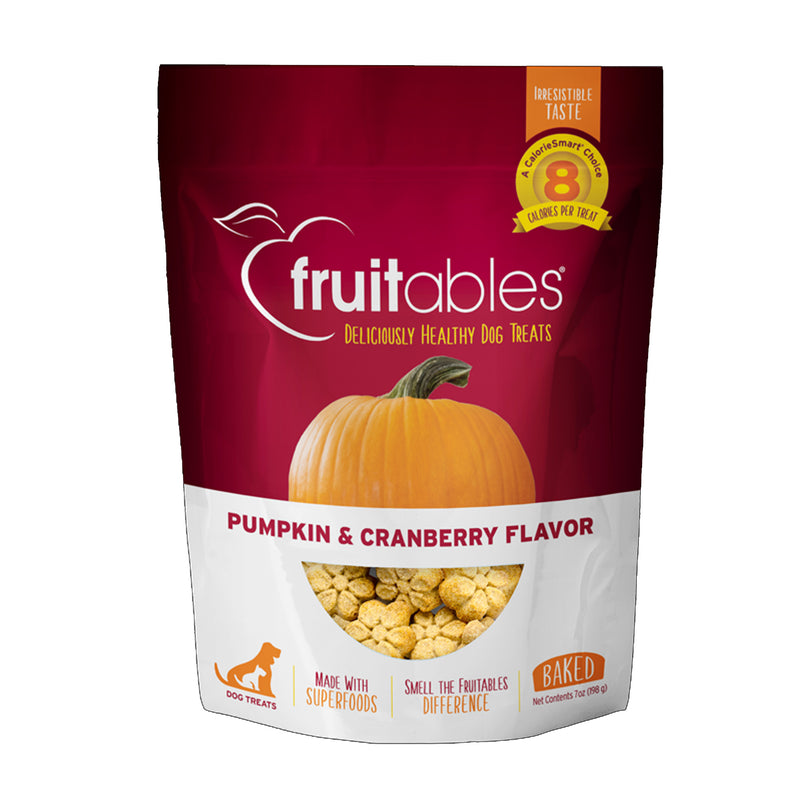 Fruitables Pumpkin & Cranberry Flavour Dog Treat - 7 oz
