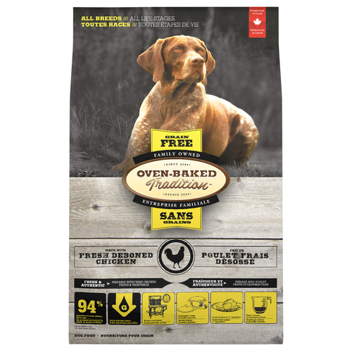 Oven Baked Tradition Grain Free Dog Food - Chicken 🍁