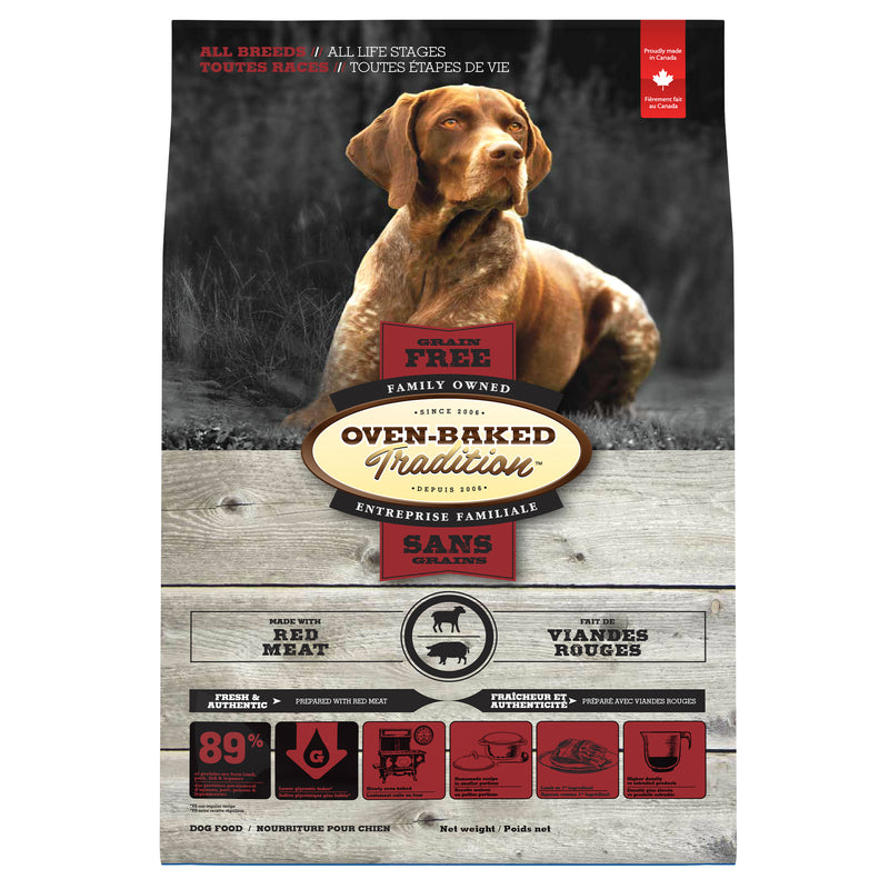 Oven Baked Tradition Grain Free Dog Food - Red Meat
