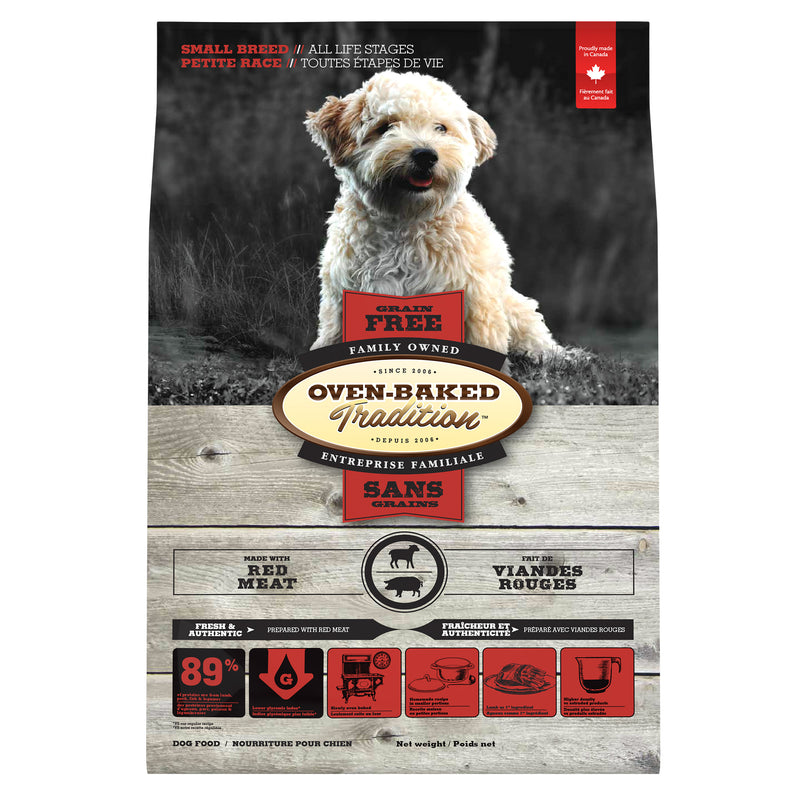 Oven Baked Tradition Small Breed Grain Free Dog Food - Red Meat
