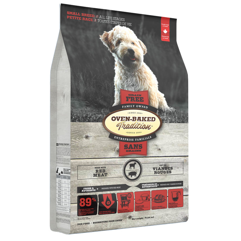 Oven Baked Tradition Small Breed Grain Free Dog Food - Red Meat 🍁
