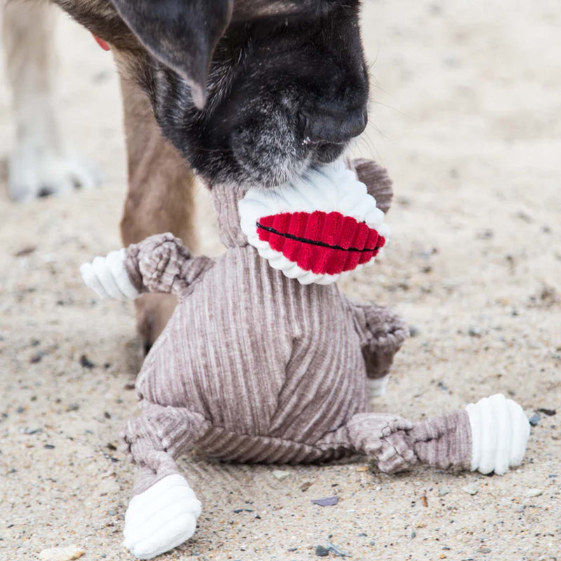 Huggle Hounds Knotties Stuey Sock Monkey Small
