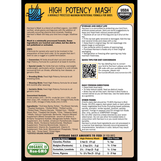 Harrison's High Potency Mash - 1 lb