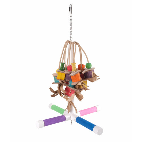 HARI Active Play 4-Way Perch / Swing Medium Parrot Toy - 81064