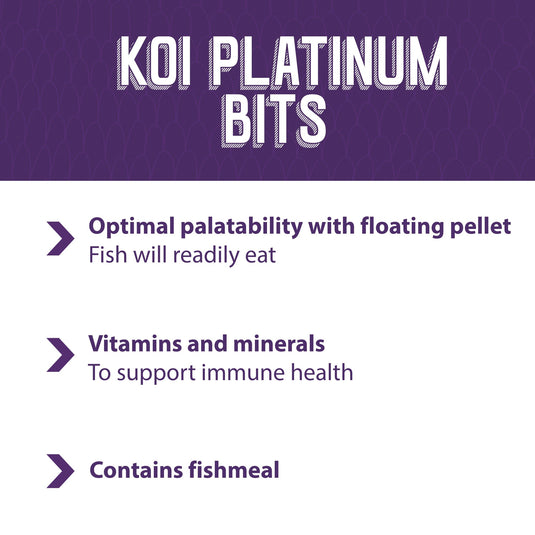 Mazuri Koi Platinum Bits Floating Diet - 20 lbs