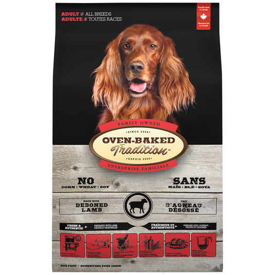 Oven Baked Tradition All Breed Adult Dog Food - Lamb 🍁