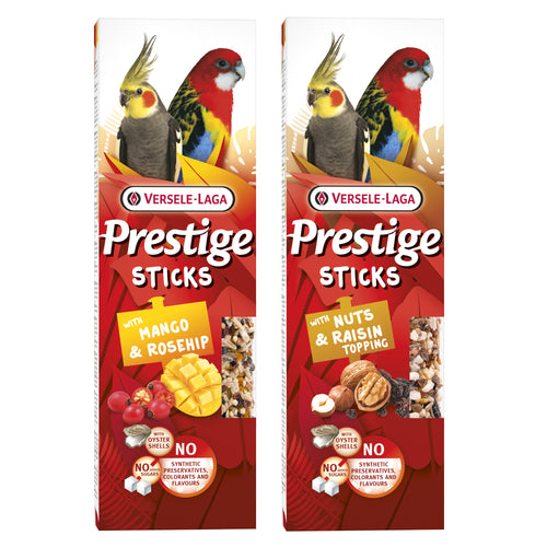 Treat Stick Bundle - Versele-Laga Prestige Treat Stick Small Parrot Pack