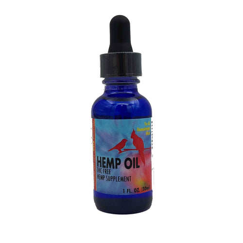 Morning Bird CBD Oil for Birds - Natural Calming / Anti-Plucking Supplement - 1 fl. oz.