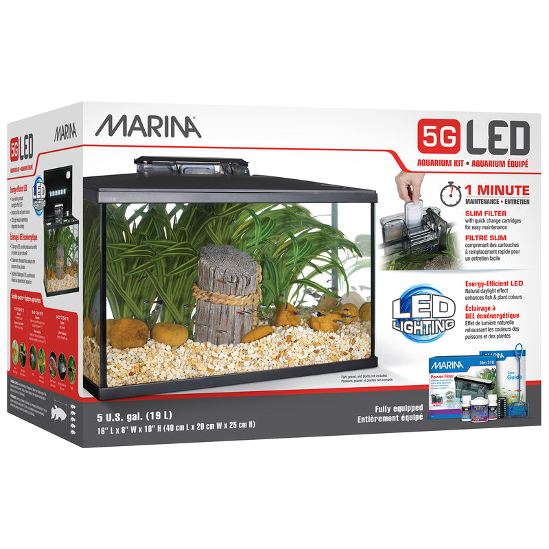 Marina 5G (5 Gal.) LED Aquarium Kit
